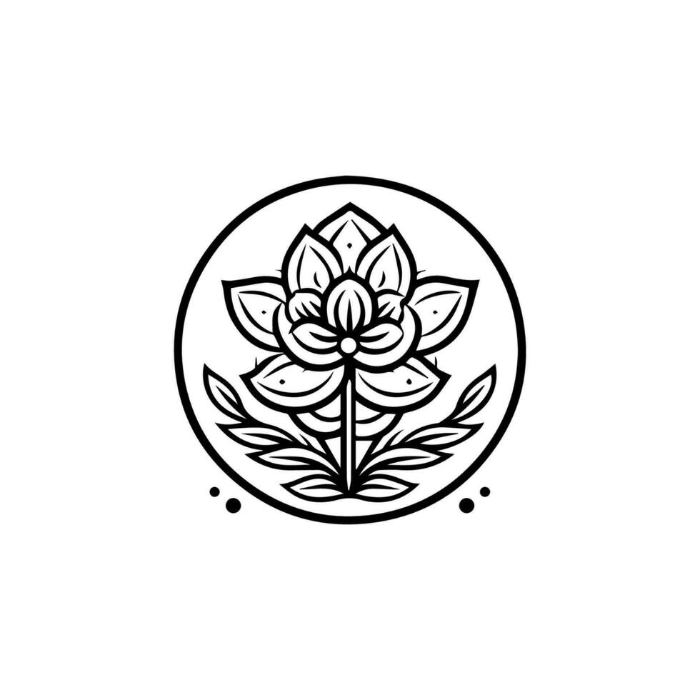 Lotus Logo Design ist ein Symbol von Reinheit und Aufklärung, perfekt zum Marken suchen zu Vitrine ihr spirituell oder Wellness Fokus vektor