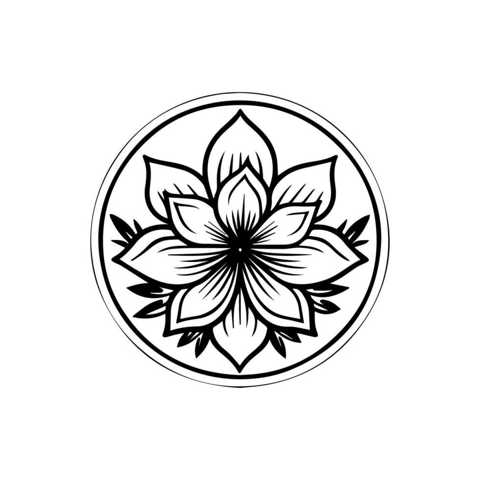 Lotus Logo Design ist ein Symbol von Reinheit und Aufklärung, perfekt zum Marken suchen zu Vitrine ihr spirituell oder Wellness Fokus vektor