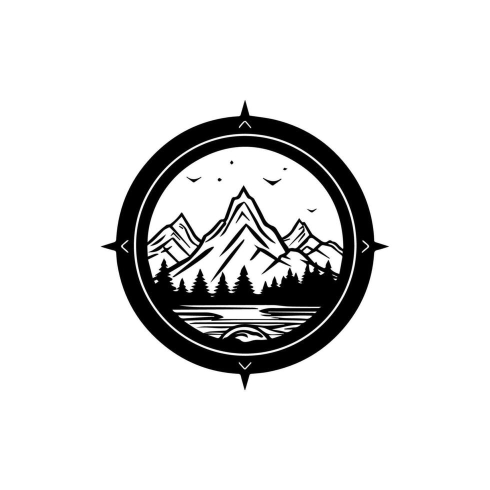 nå ny höjder med vår fantastisk berg logotyp design. detta majestätisk illustration är perfekt för utomhus- och äventyrsrelaterad märken. vektor