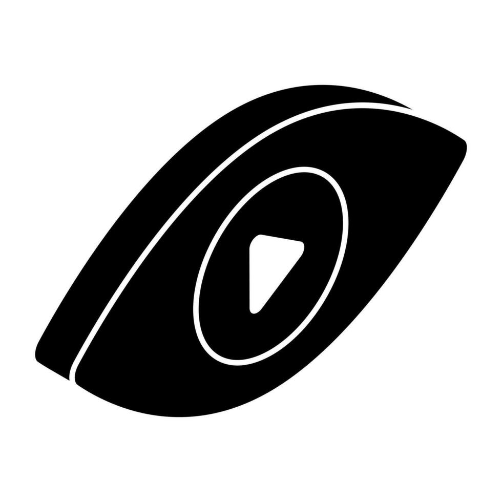 webperfect Design Symbol von Video Überwachung vektor