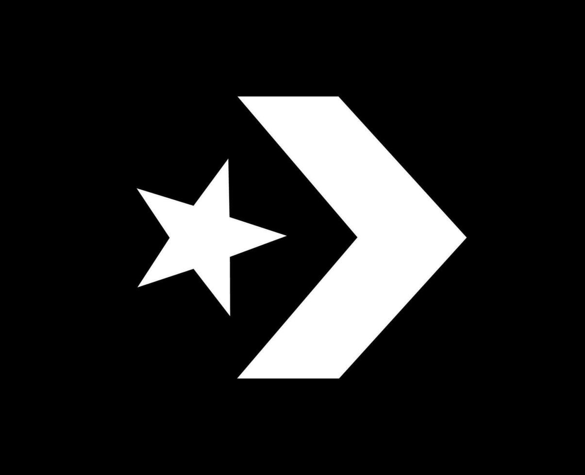 umgekehrt Marke Symbol Schuhe Logo Weiß Design Vektor Illustration mit schwarz Hintergrund