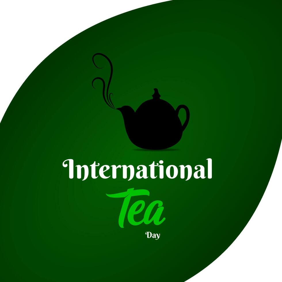 International Tee tag.illustration Vektor Grafik-Design zum Sozial Medien. Urlaub Konzept. Vorlage zum Hintergrund, Banner, Karte, Poster mit Text Inschrift. Vektor eps10 Illustration.