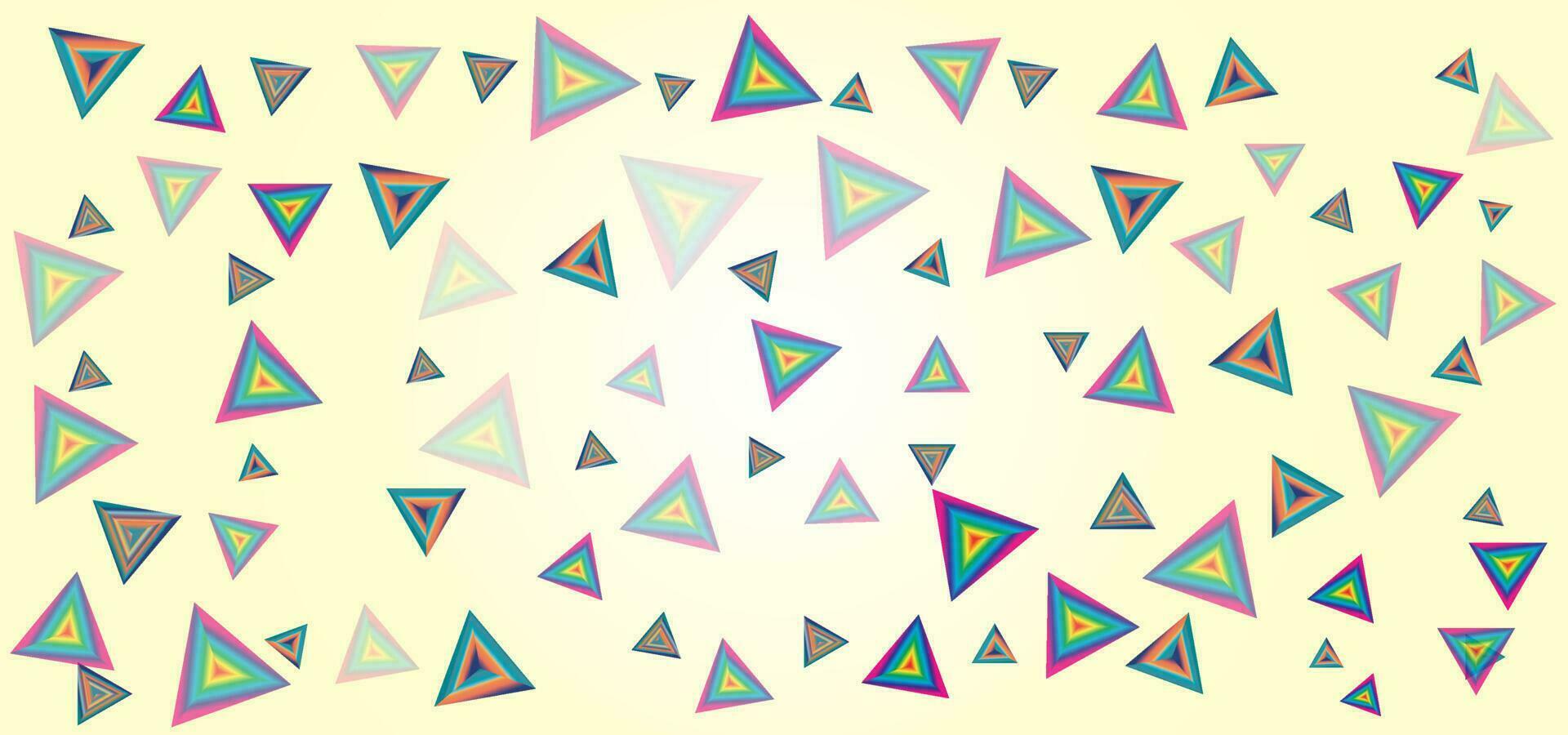 geometrisch Dreiecke multi Farbe Luxus Hintergrund vektor
