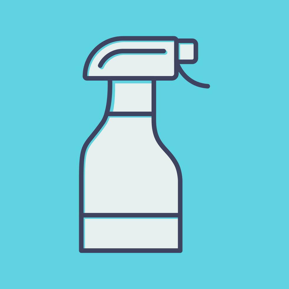 Reinigungsspray-Vektorsymbol vektor