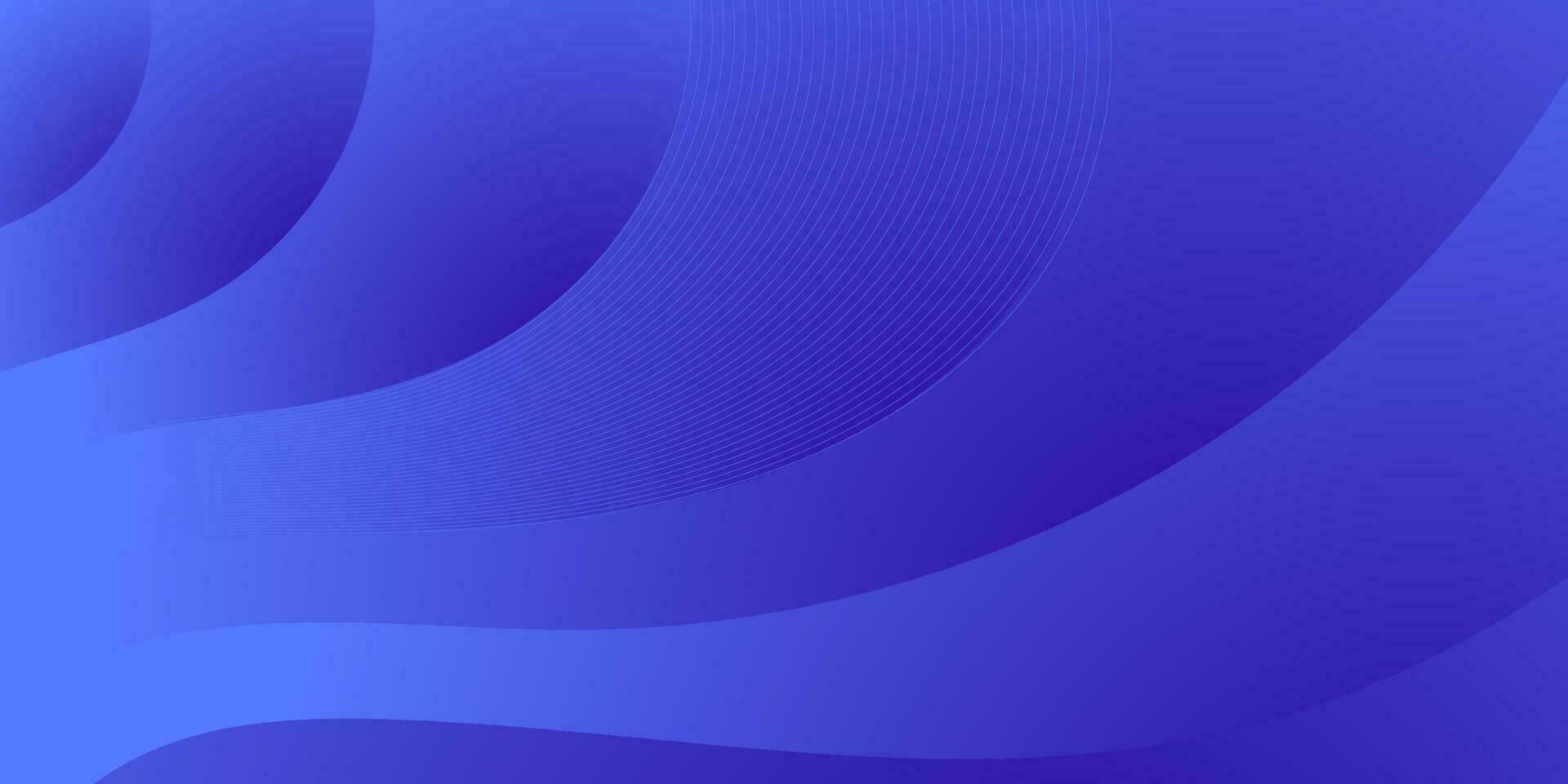 modern einfach Blau Welle Gradient Vektor Hintergrund