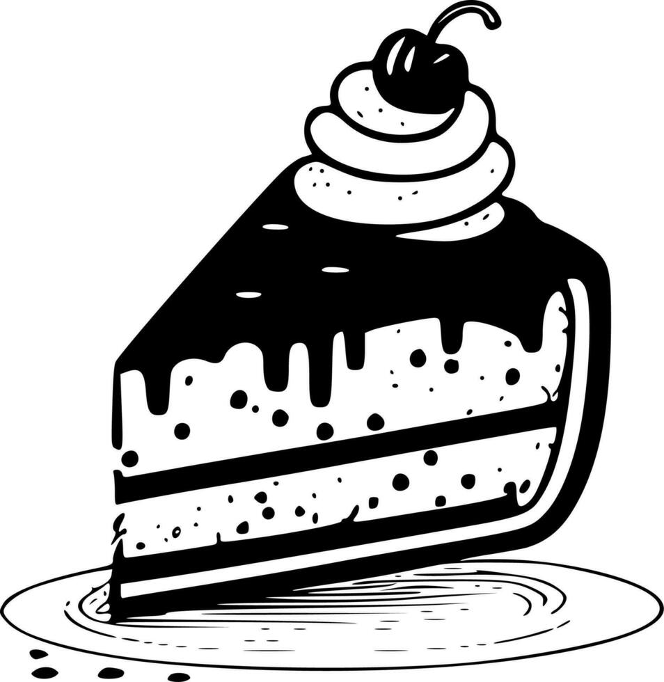 Kuchen - - hoch Qualität Vektor Logo - - Vektor Illustration Ideal zum T-Shirt Grafik