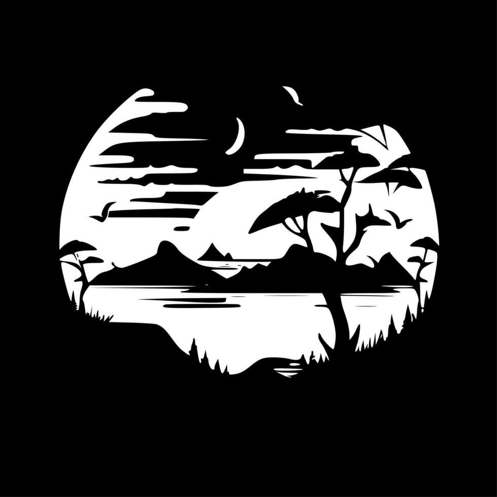 Sonnenuntergang - - hoch Qualität Vektor Logo - - Vektor Illustration Ideal zum T-Shirt Grafik