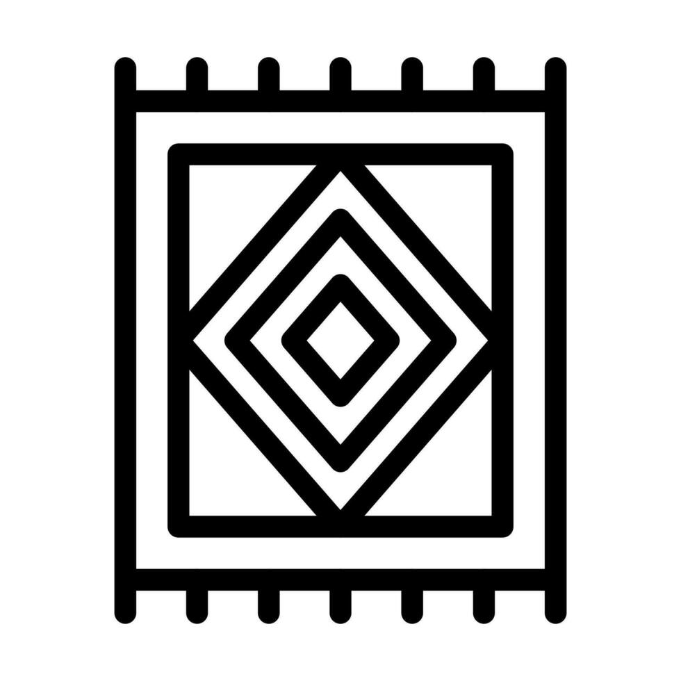 Teppich-Icon-Design vektor