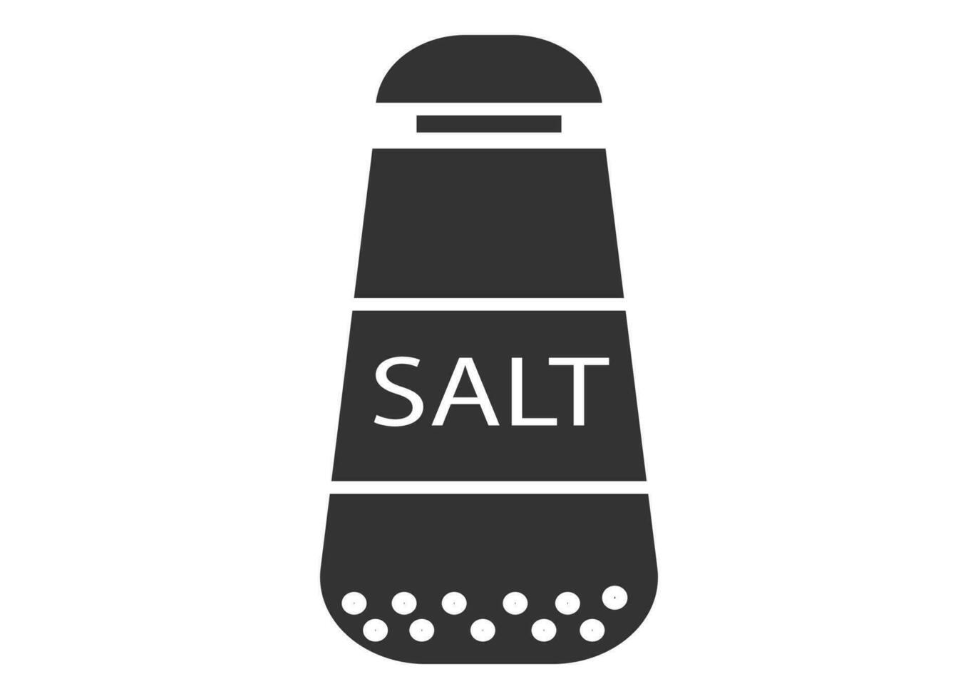 Salz- Symbol Clip Art Design Vorlage isoliert Illustration vektor