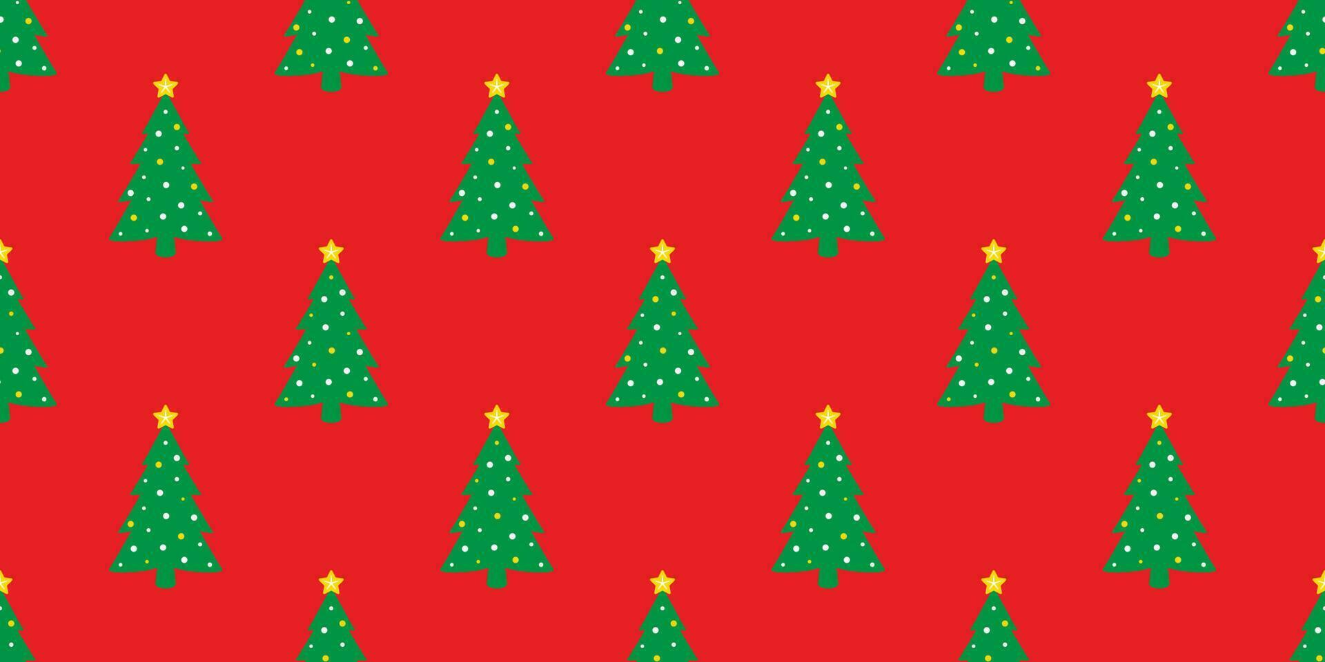 Weihnachten Baum nahtlos Muster Vektor Santa claus Schneemann Neu Jahr Fliese Hintergrund wiederholen Hintergrund Schal isoliert