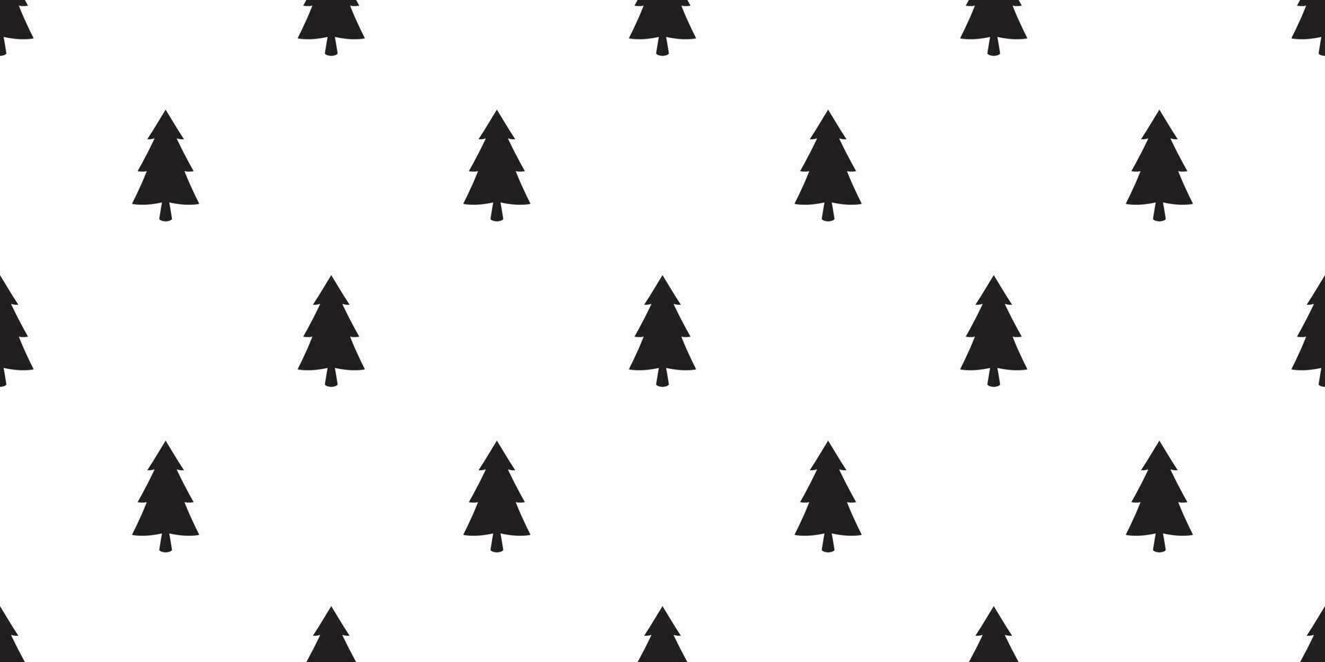 jul träd sömlös mönster vektor santa claus snö skog trä ny år bricka bakgrund upprepa tapet scarf tapet illustration