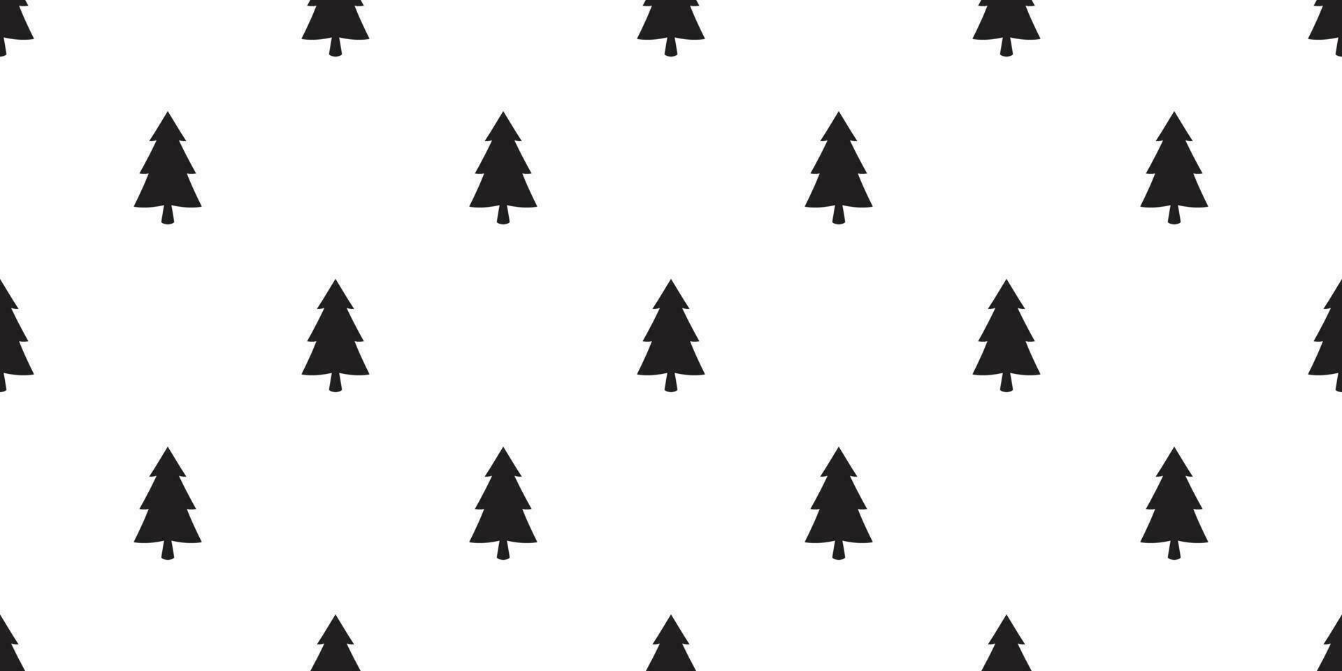 Weihnachten Baum nahtlos Muster Vektor Santa claus Schnee Wald Holz Neu Jahr Fliese Hintergrund wiederholen Hintergrund Schal Hintergrund Illustration