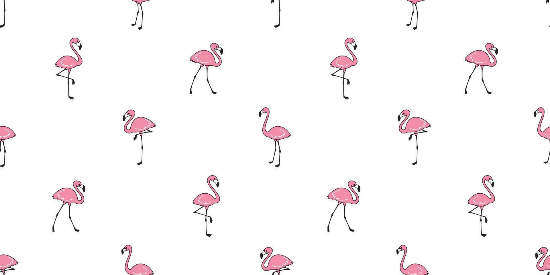 flamingo sömlös mönster vektor scarf isolerat bricka bakgrund upprepa tapet illustration