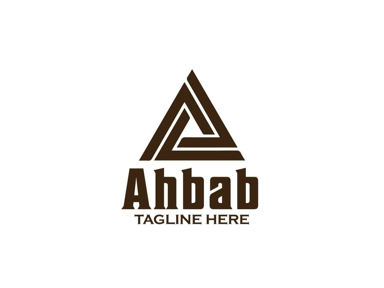 abab Marke Logo Design vektor