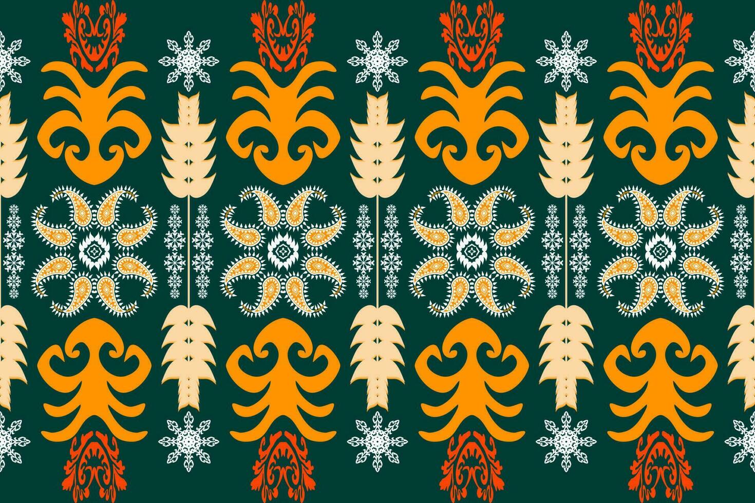 Ikat Zahl aztekisch Stickerei Stil. geometrisch ethnisch orientalisch traditionell Kunst Musterdesign zum ethnisch Hintergrund, Hintergrund, Mode, Kleidung, Verpackung, Stoff, Element, Sarong, Grafik, Vektor Illustration