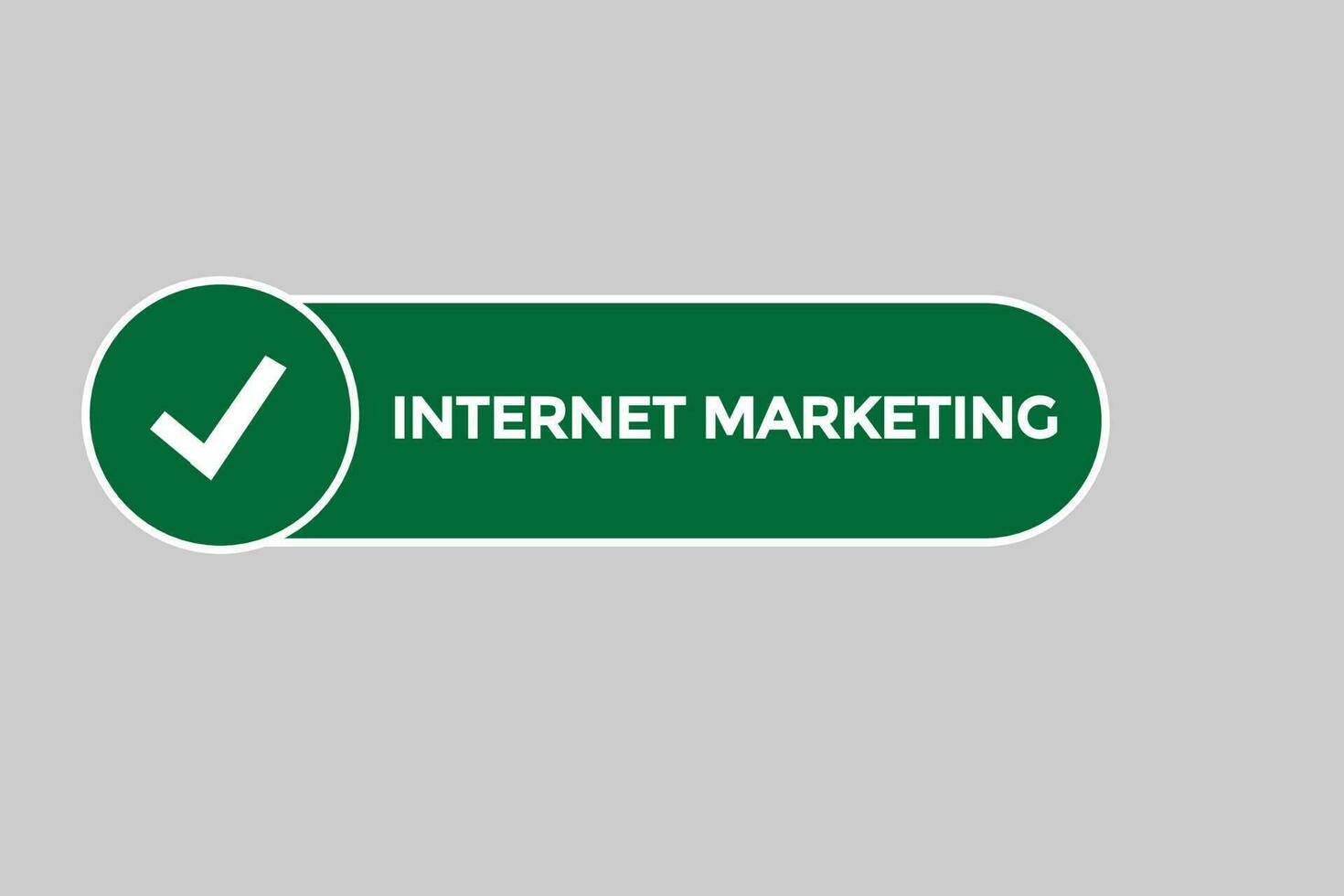 Internet Marketing vectors.sign Etikette Blase Rede Internet Marketingl vektor