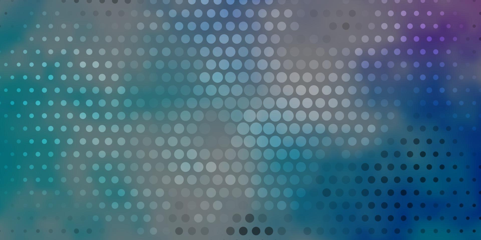 mörkrosa, blå vektorbakgrund med cirklar. vektor