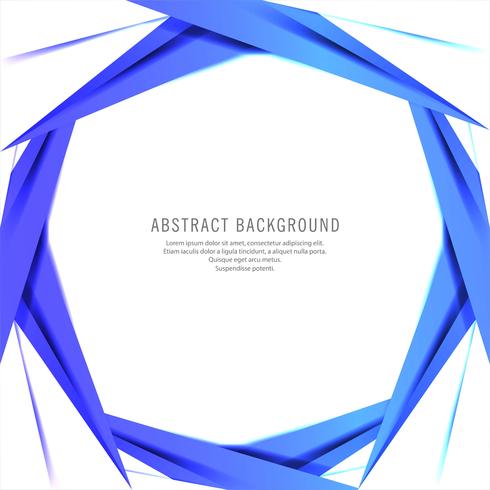 Abstrakt kreativ blå cirkulärvåg bakgrund vektor