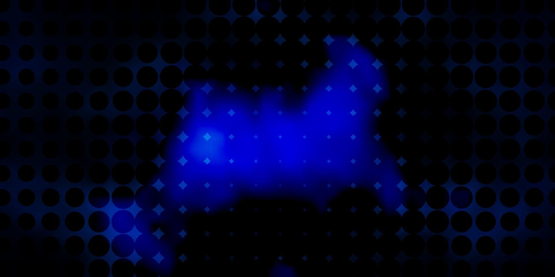 dunkelblaue Vektorbeschaffenheit mit Kreisen. vektor