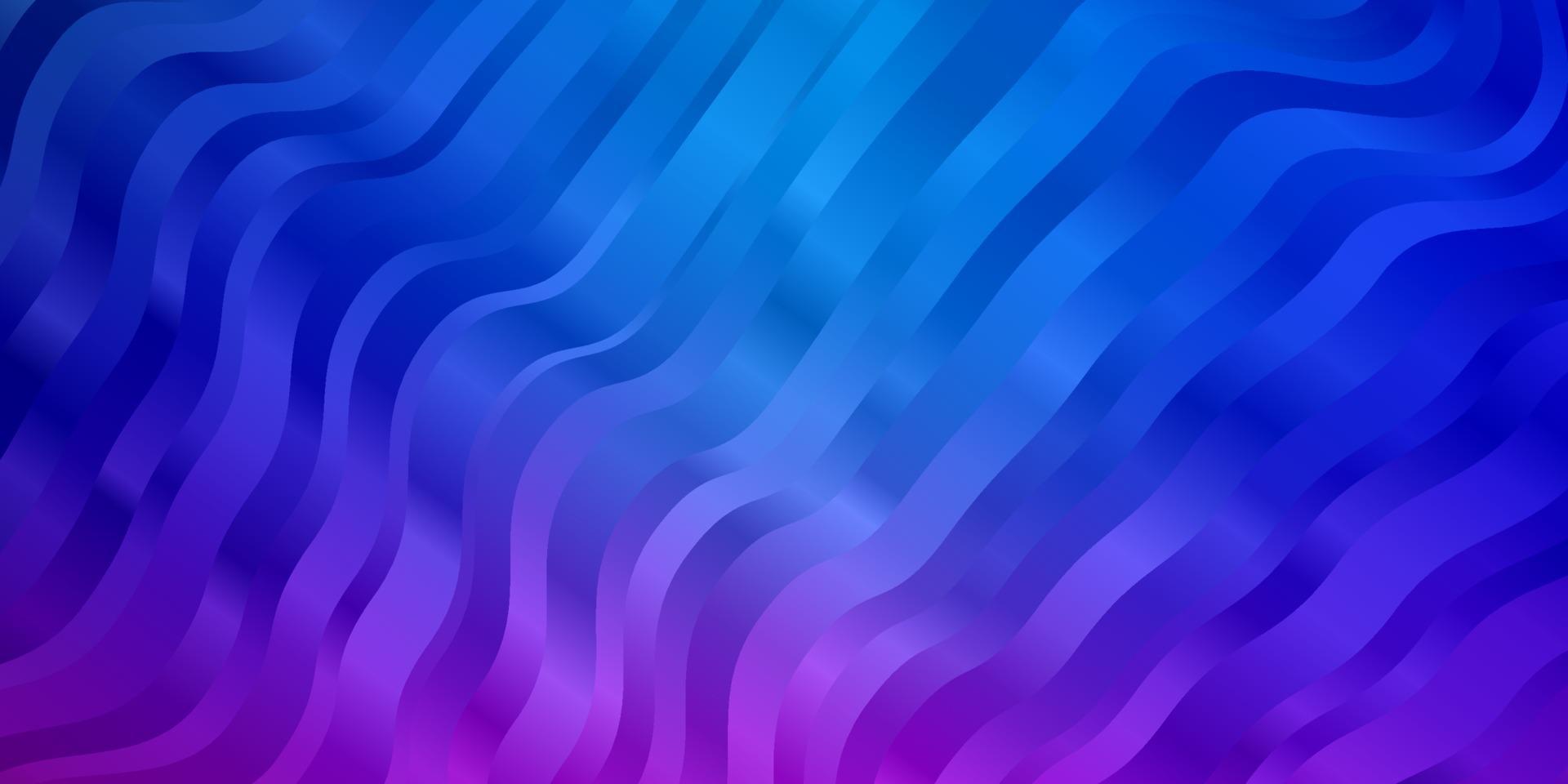 hellrosa, blauer Vektorhintergrund mit Kreisbogen. vektor