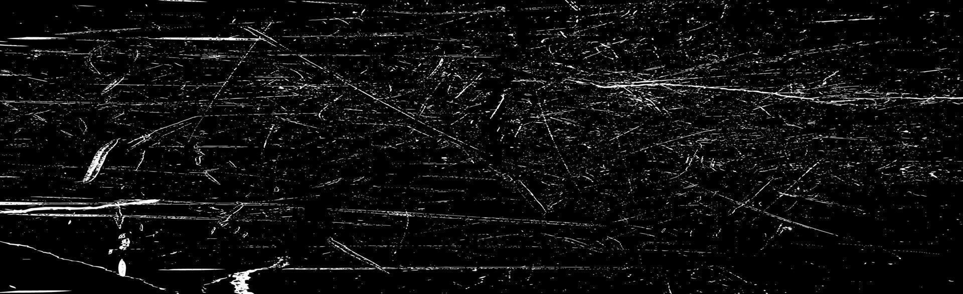 en hel del vita stänk på en svart panoramabakgrund - vektor