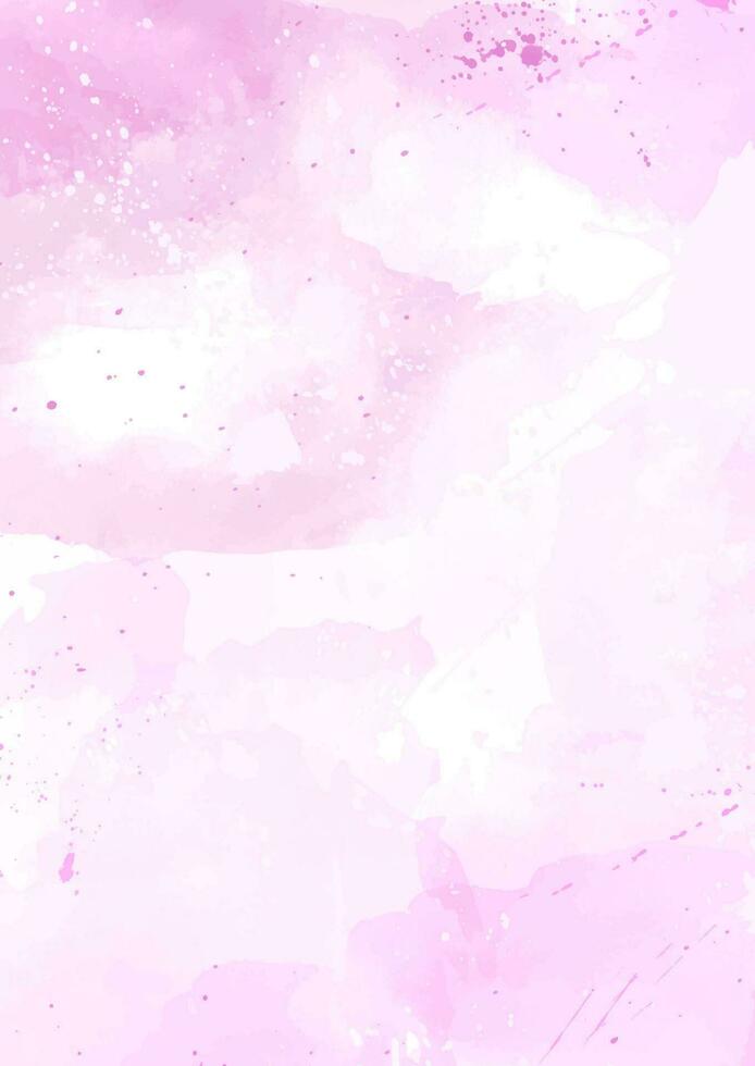 handgemalter rosa aquarellbeschaffenheitshintergrund vektor