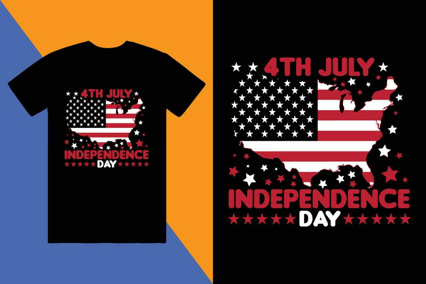 4:e av juli t-shirt design, USA t-shirt design, självständighet t-shirt design vektor