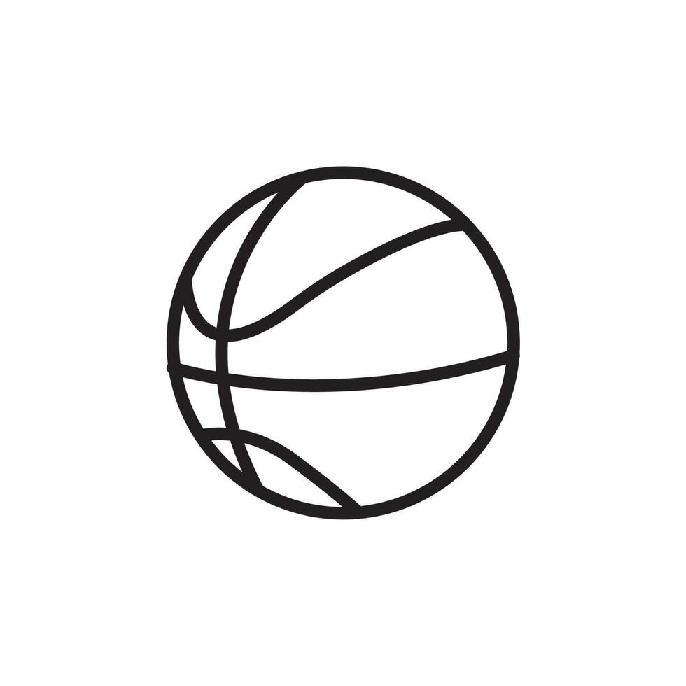 Basketball Symbol Design Vektor