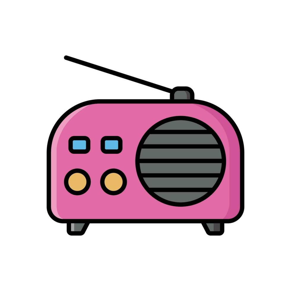 Radio Symbol Vektor Design Vorlage einfach und modern