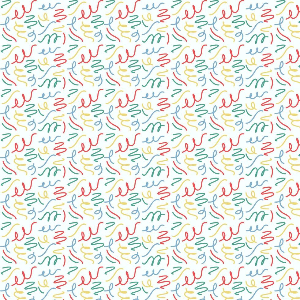 nahtlos Muster bunt Linien, Farbe Linien, Bürste bunt Linie Muster vektor
