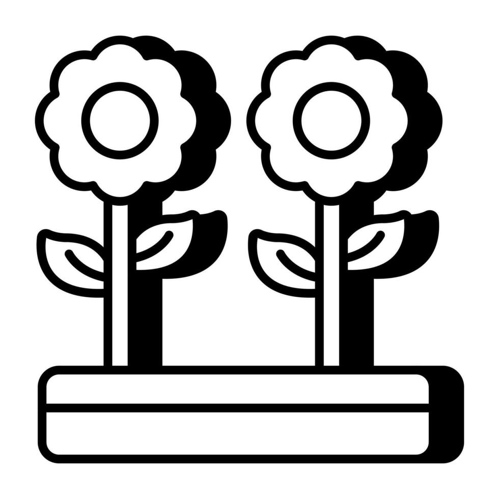 ein schön Design Symbol von Blumen vektor