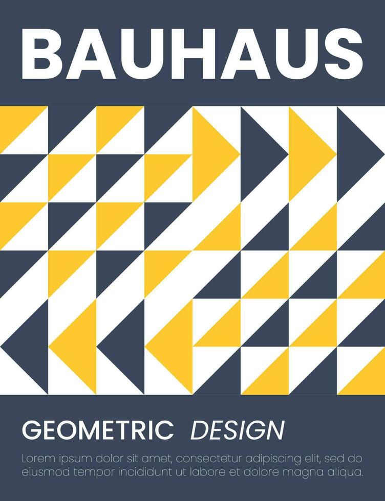 abstrakt Bauhaus Elemente Formen zum verwenden wie Startseite oder Poster vektor