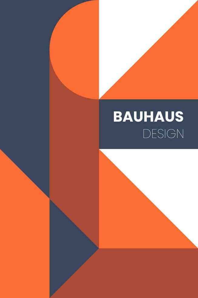 abstrakt Bauhaus Elemente Formen zum verwenden wie Banner oder Poster vektor