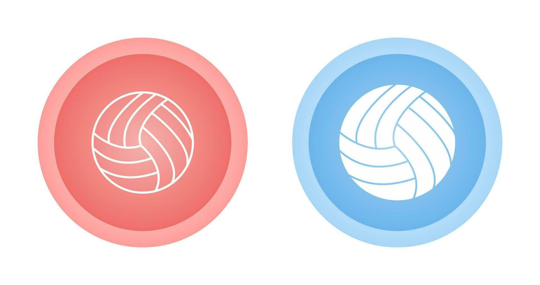 Volleyball-Vektor-Symbol vektor