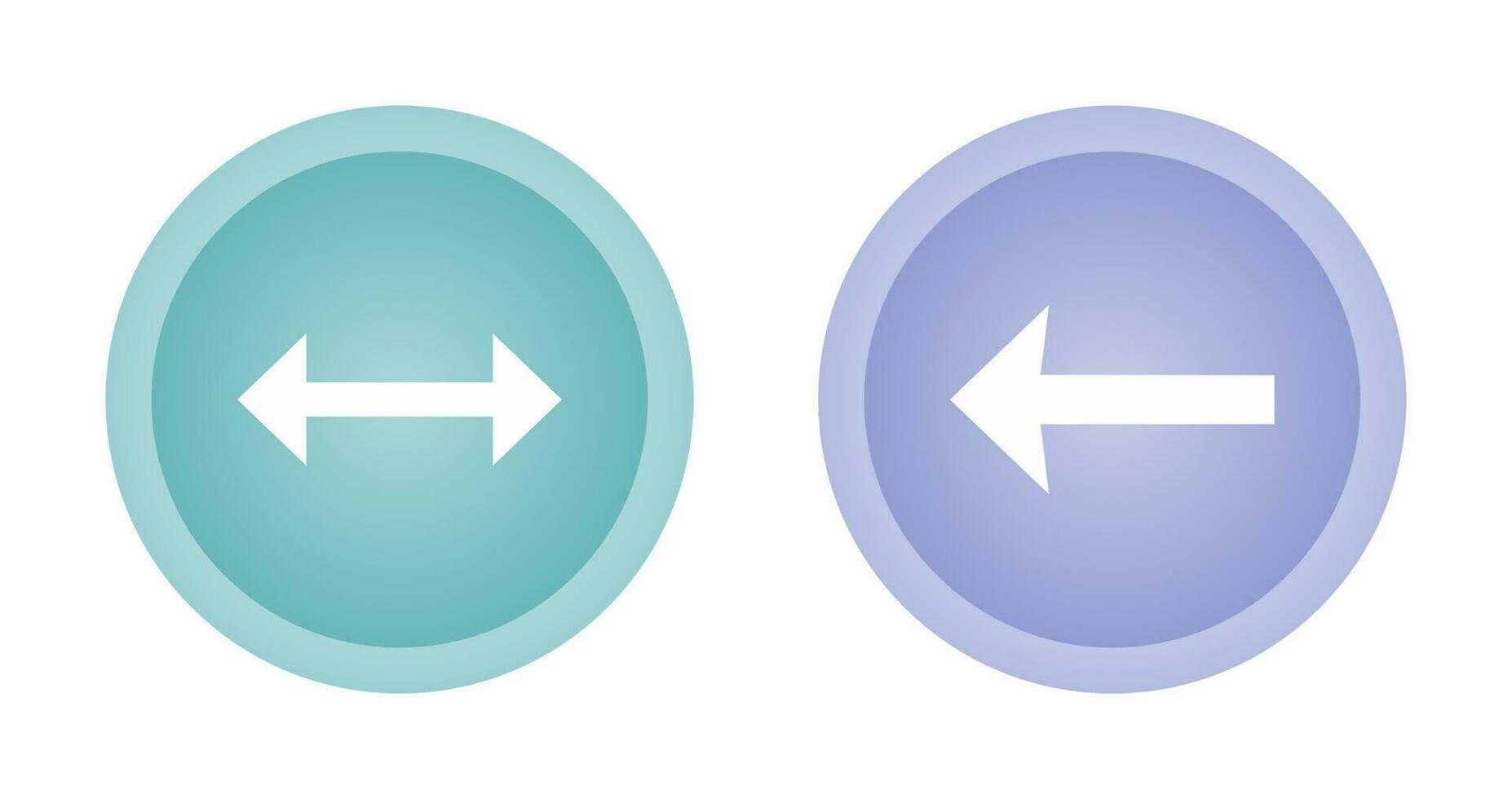 Links-Rechts-Vektorsymbol vektor