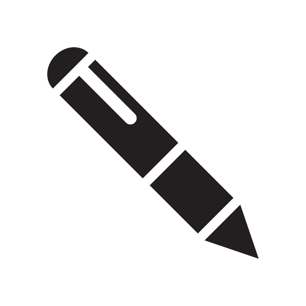 penna ikon vektor design illustration