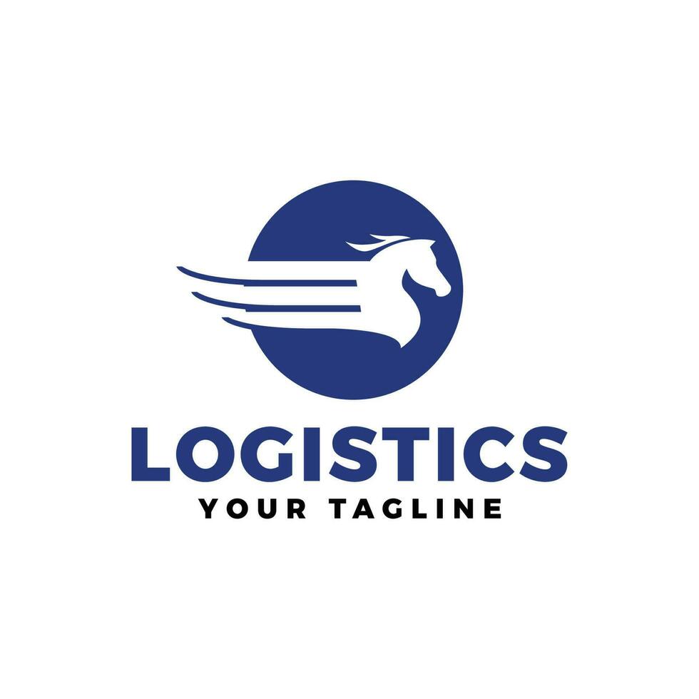 Logistik Logo Vektor Design Illustration