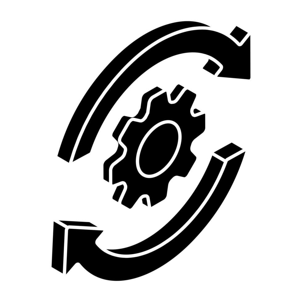 perfekt Design Symbol von Automatisierung vektor