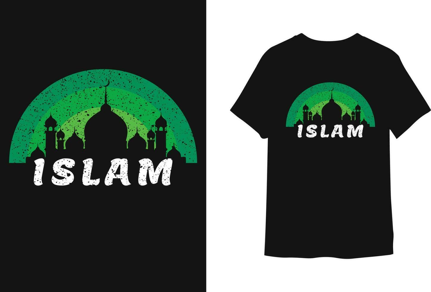 Islam T-Shirt Design zum Mann vektor