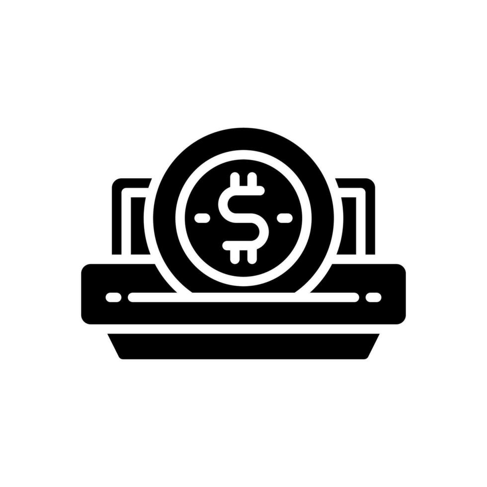 Slot Maschine Symbol zum Ihre Webseite, Handy, Mobiltelefon, Präsentation, und Logo Design. vektor