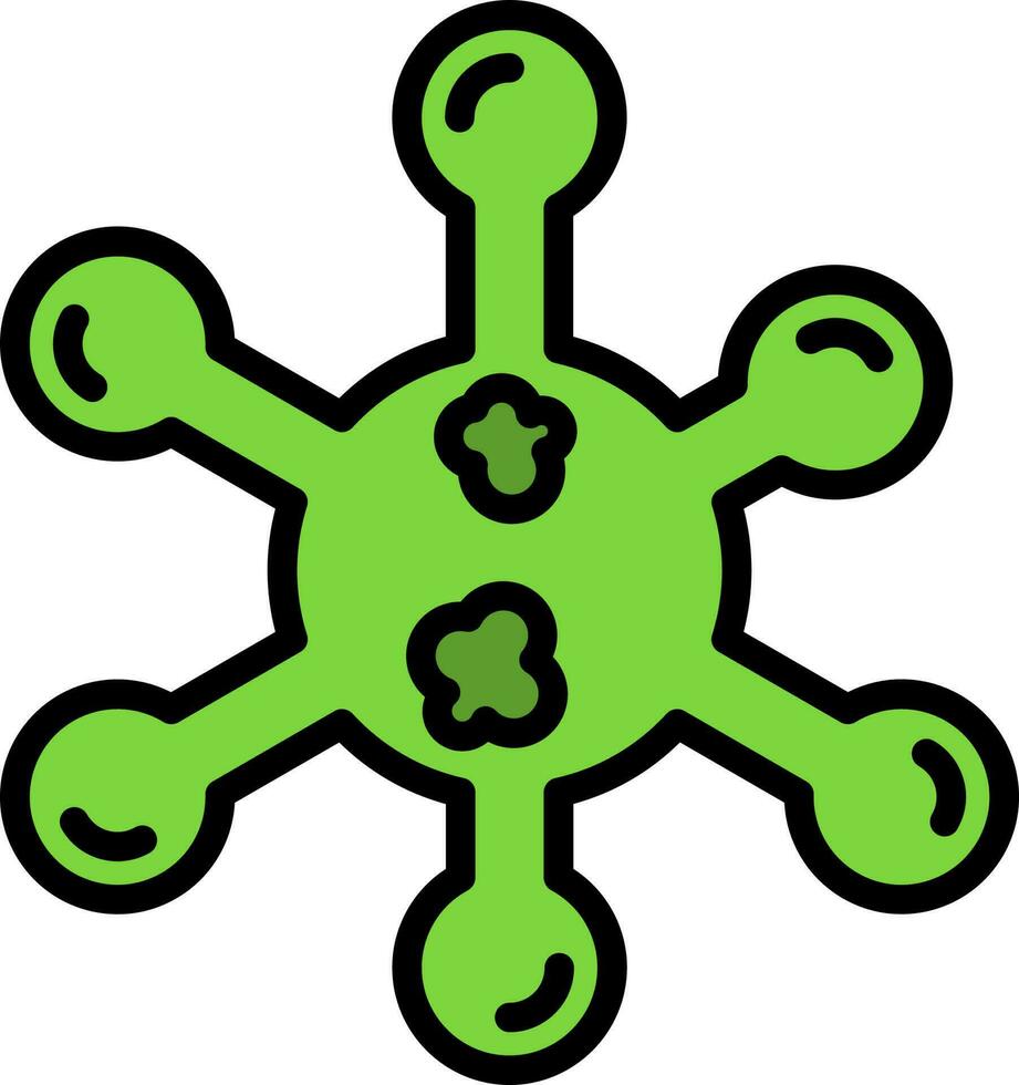 Virus-Vektor-Icon-Design vektor