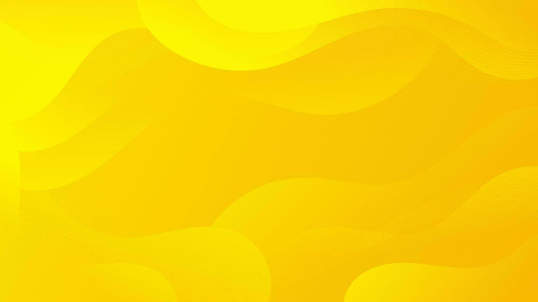 abstrakt lutning gul flytande Vinka bakgrund vektor