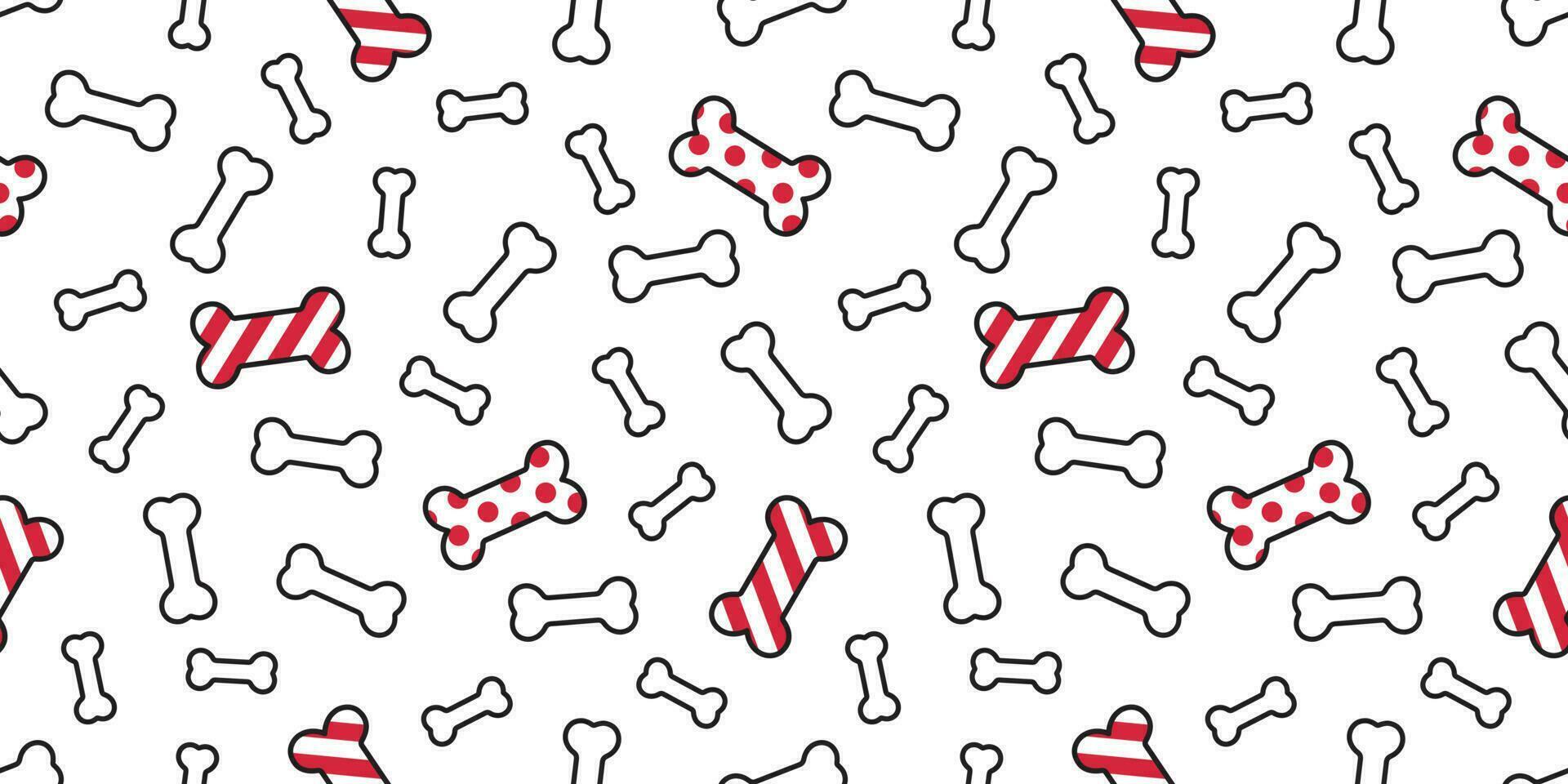Hund Knochen nahtlos Muster Vektor Weihnachten Santa claus Weihnachten Hund Pfote Süßigkeiten Stock Französisch Bulldogge Fliese Hintergrund Schal isoliert wiederholen