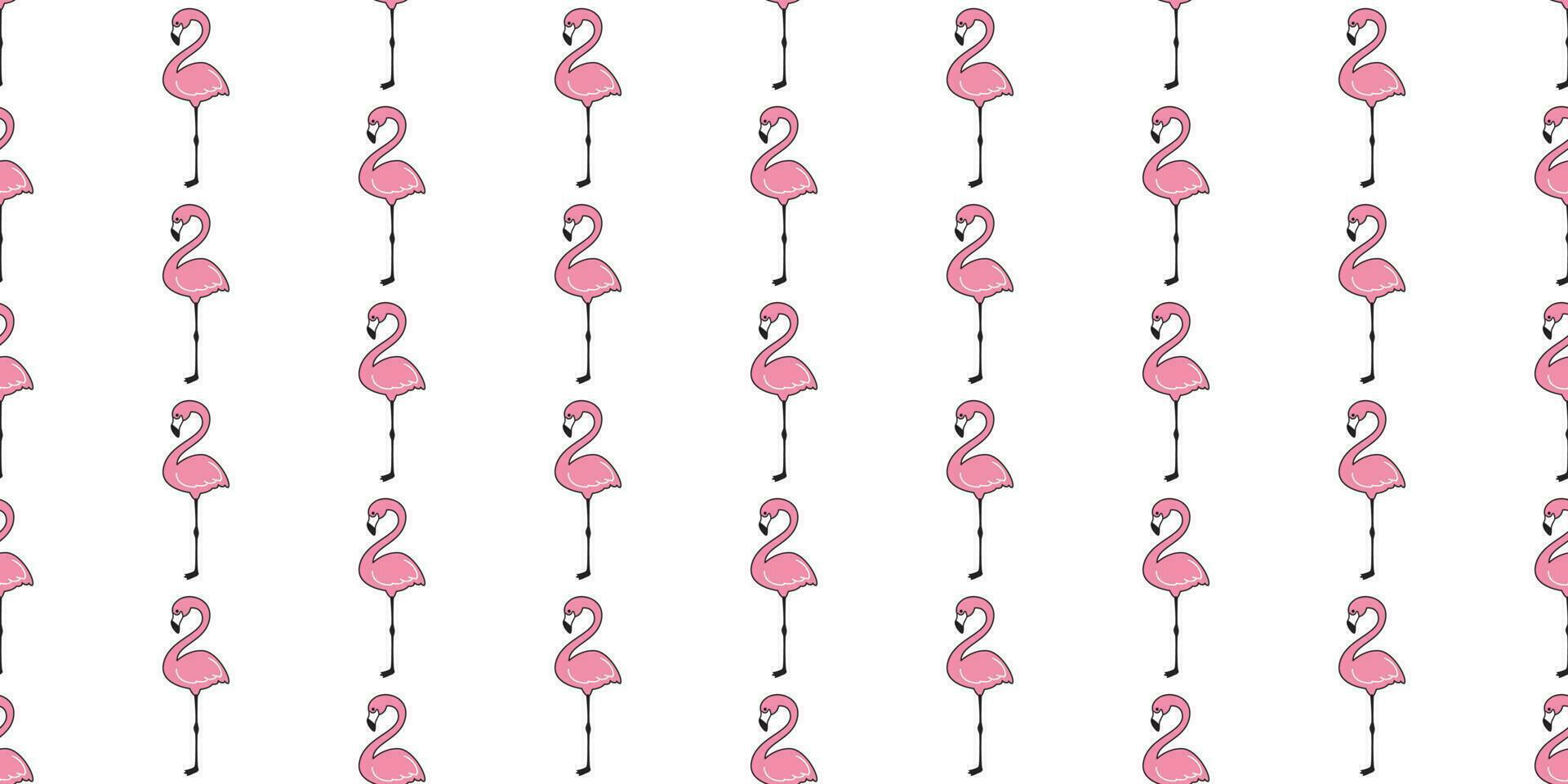 Flamingo nahtlos Muster Vektor Rosa Flamingos tropisch Schal isoliert Fliese Hintergrund wiederholen Hintergrund Karikatur Illustration