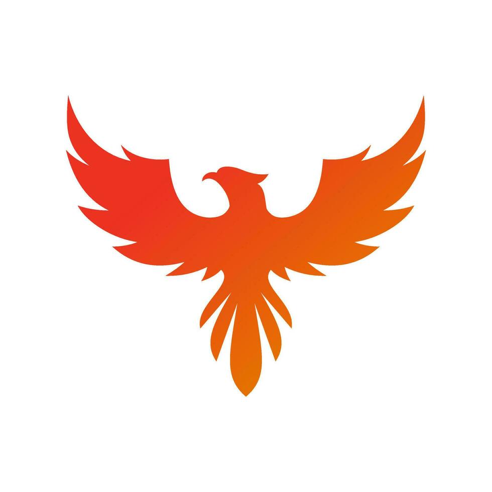 fågel Fenix vektor logotyp