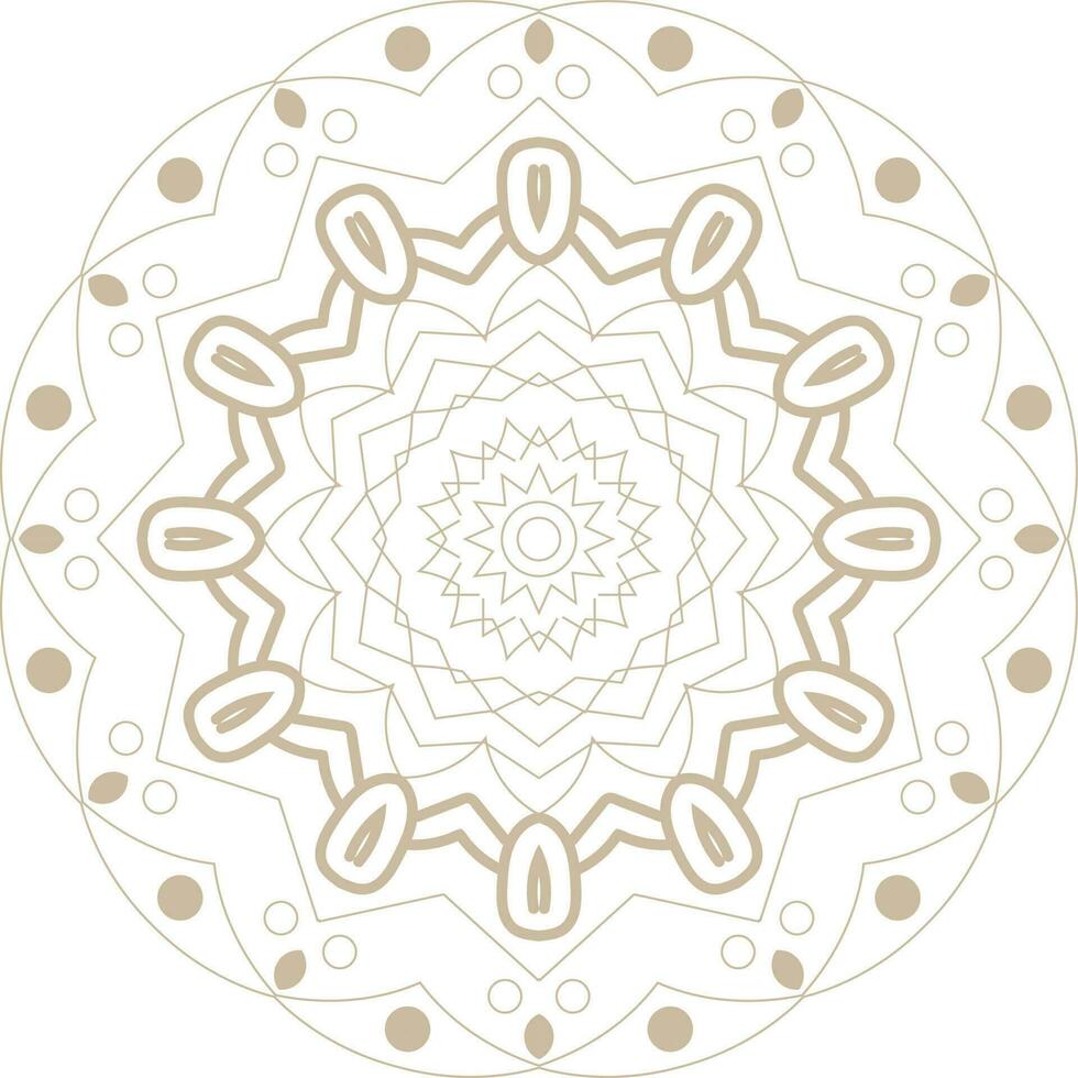 modern kreativ mandala design bakgrund vektor