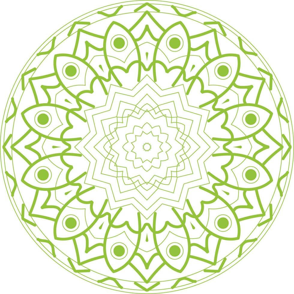 modern kreativ mandala design bakgrund vektor