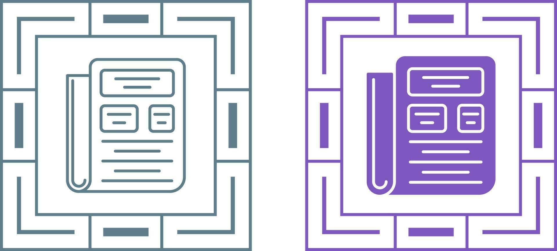 Drücken Sie das Vektorsymbol vektor