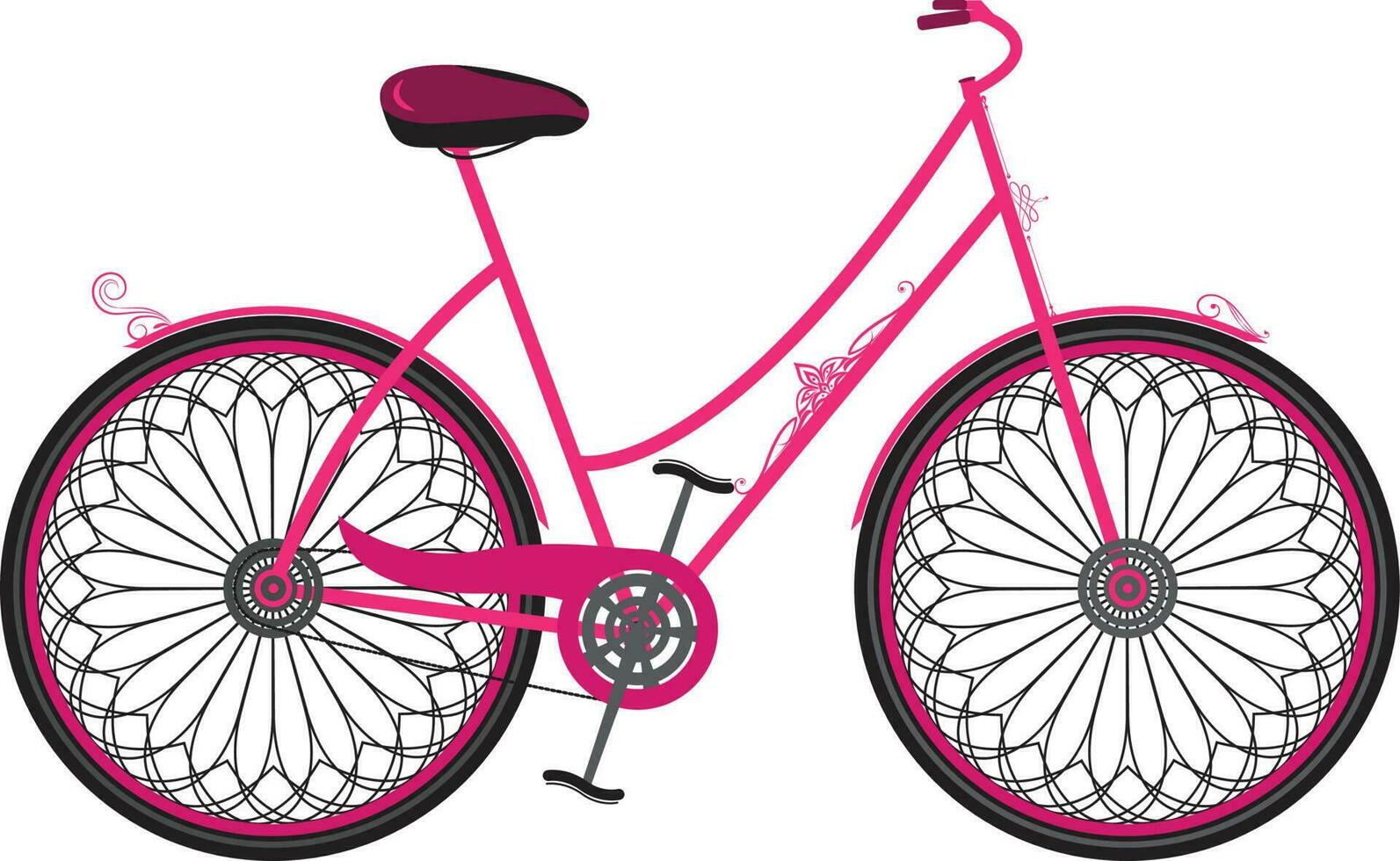 Fahrrad-Vektor-Illustration vektor