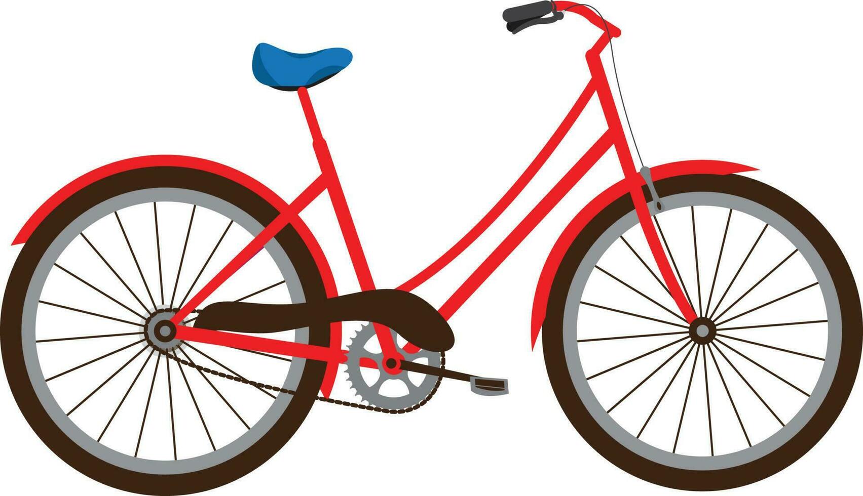 Fahrrad-Vektor-Illustration vektor